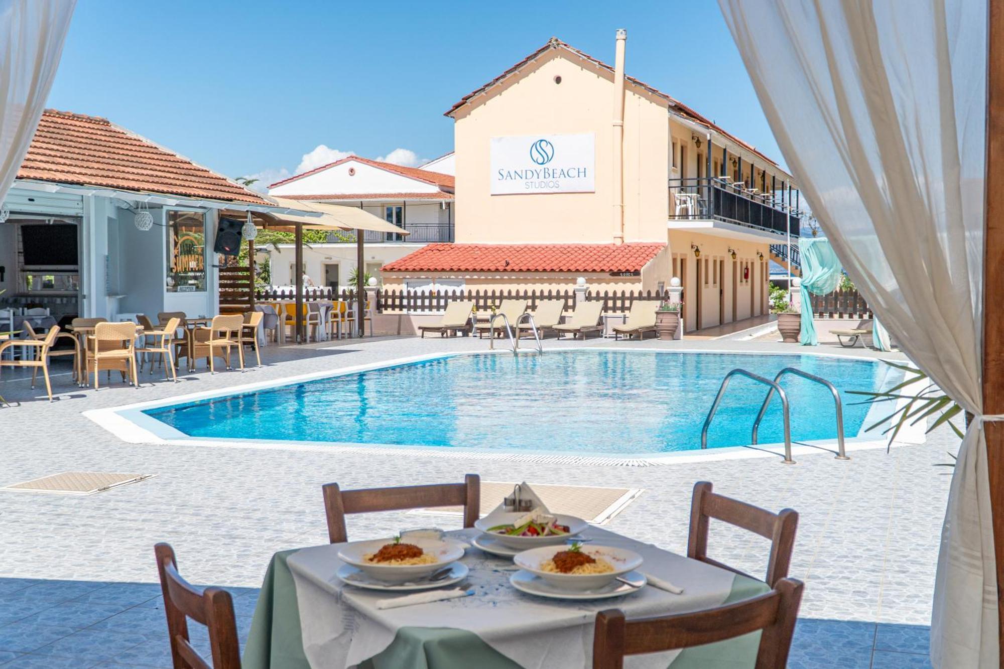 Sandy Beach Complex By Konnect - Annexe Building Kavos Bagian luar foto