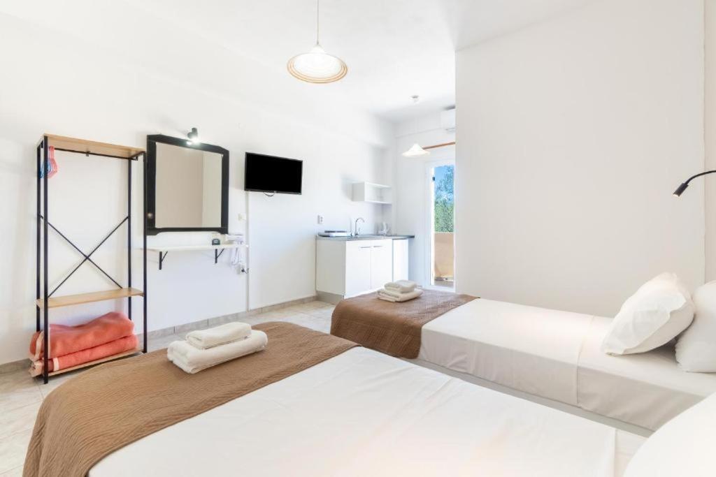 Sandy Beach Complex By Konnect - Annexe Building Kavos Ruang foto